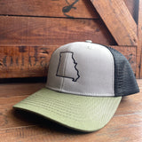 Worth Hat - Grey/Black/Green