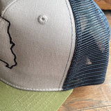 Worth Hat - Grey/Blue/Green