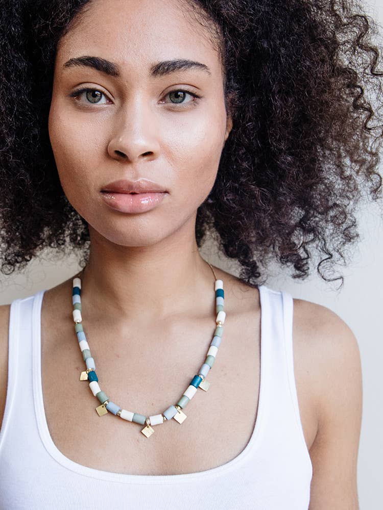 Emily Necklace Blue