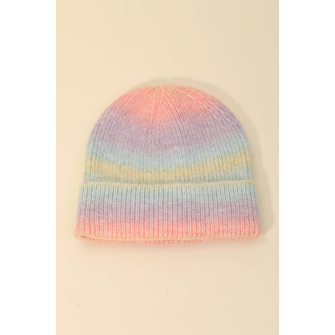 Ombre Rainbow Beanie
