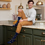 Socks that Plant Trees (Navy Bananas)