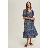 Becky Floral Midi Dress