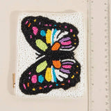 Seed Beaded Butterfly Coin Purse