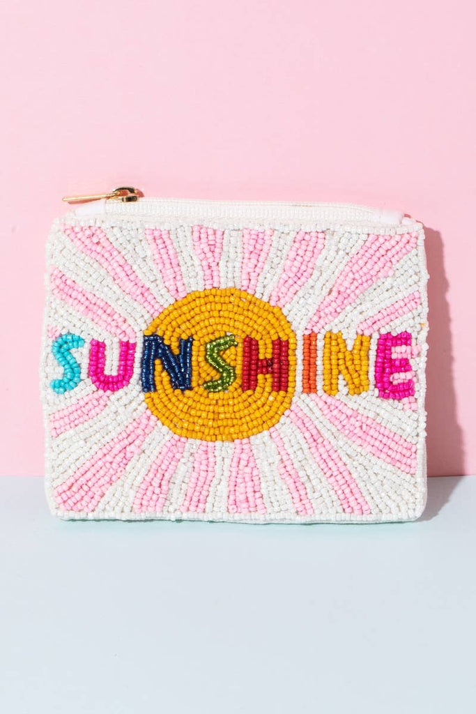 Sunshine Beaded Coin Purse