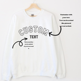 Custom Embroidered Sweatshirt, Embroidered, Custom Logo