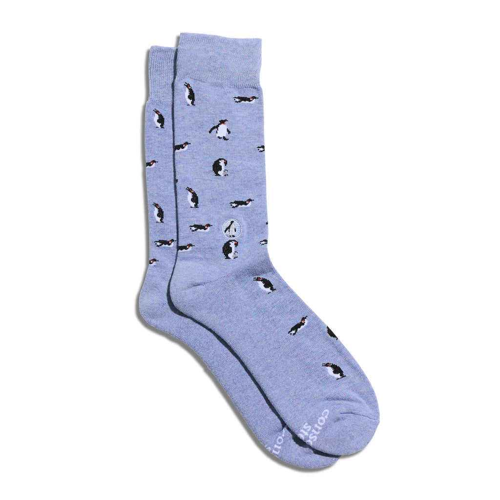 Socks that Protect Penguins (Blue Penguins)