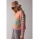 Rainbow Knit Sweater