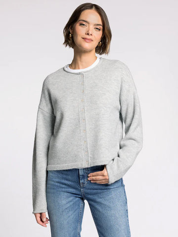 Dover Cardigan - Lt Grey