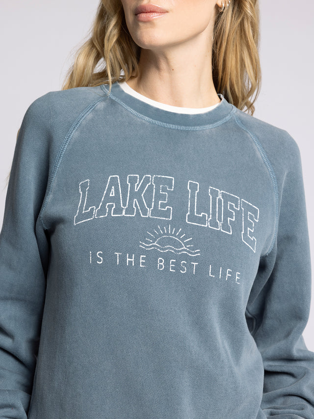 Jordan Sweatshirt - Blue Lake Life