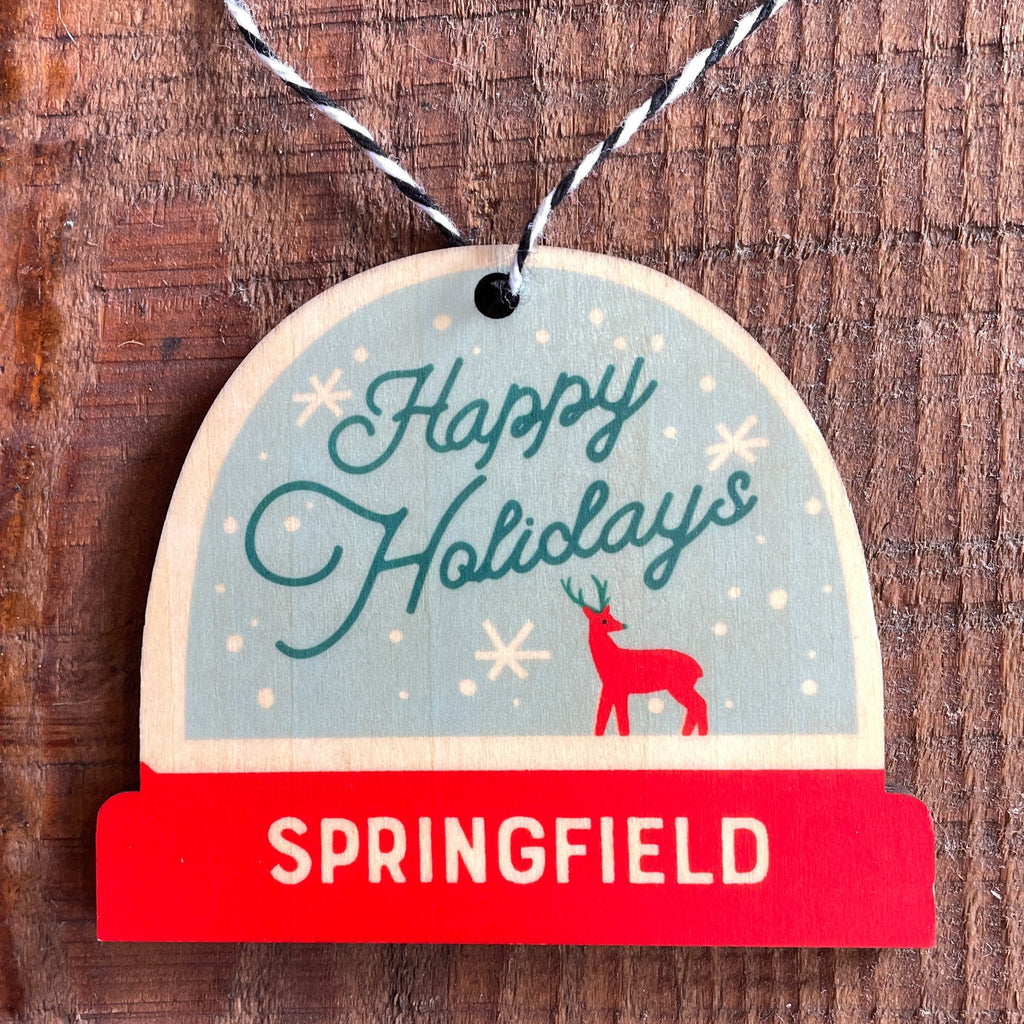 Springfield Snowglobe Ornament