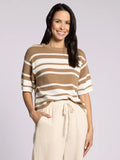 Viola Sweater - Ivory Brown