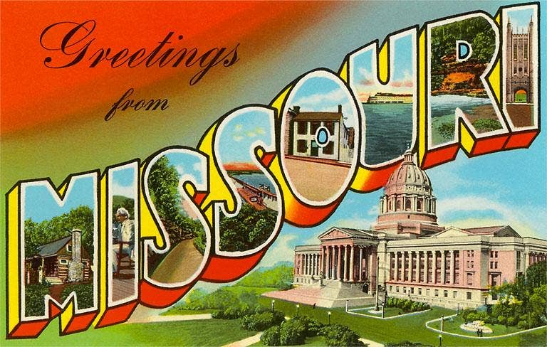 Missouri Postcard - Jeff City