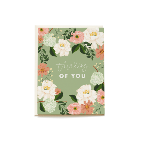 Sage Rose Sympathy Card