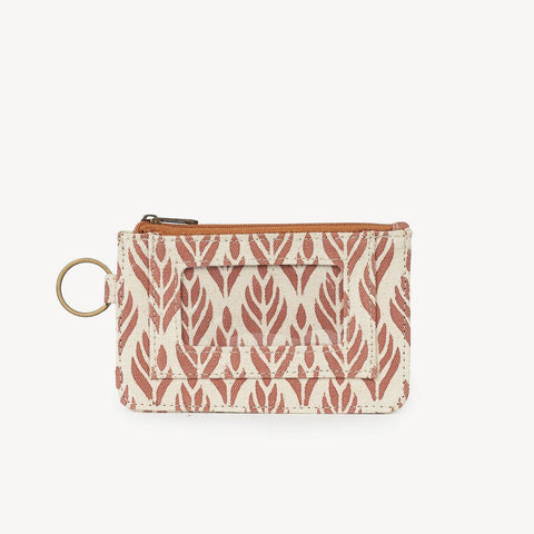 ID Pouch - Forest Print in Rust