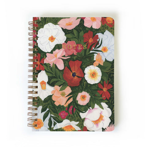 Lined Page Notebook - Lush Garden Notebook