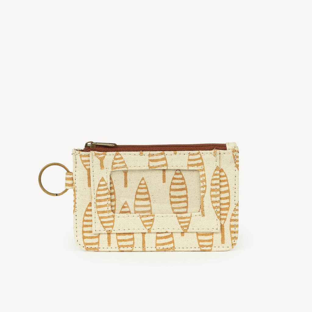 ID Pouch - Malsi Print - Amber Gold