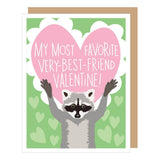 VDay - Raccoon Valentine's Day Card