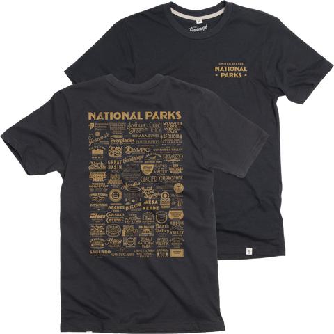National Park Type T-shirt - Deep Navy