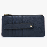 Saige Slim Card Holder Wallet - Navy