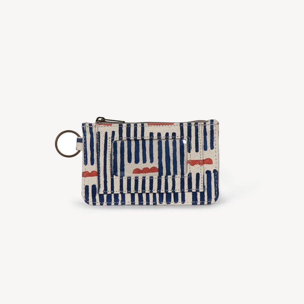 Fabric ID pouch - Monsoon Print