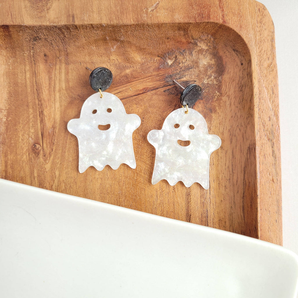 Friendly Ghost Earrings / Halloween