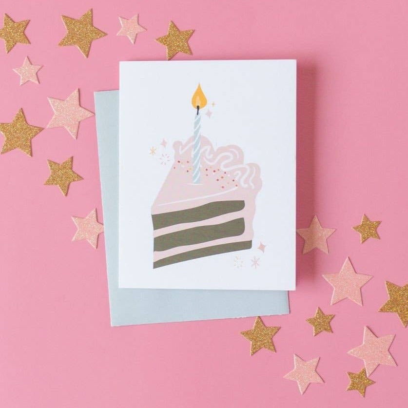 Birthday Cake Greeting Card