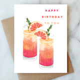 Palomas Birthday Card