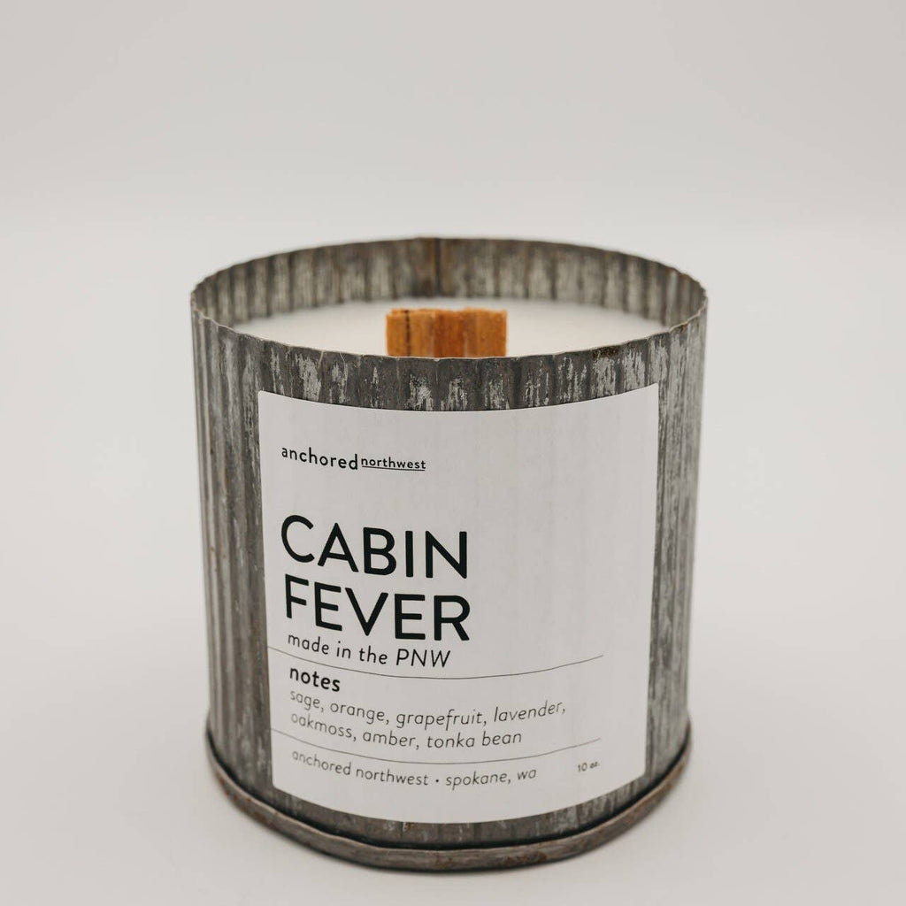 Rustic Vintage Candle - Cabin Fever