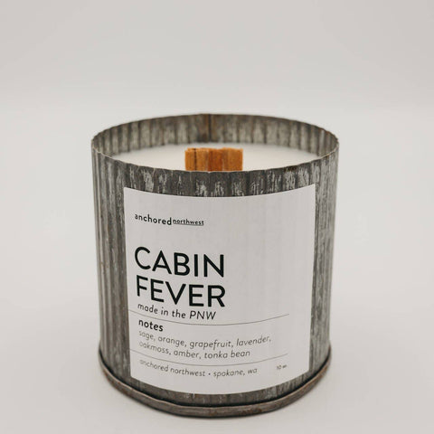 Rustic Vintage Candle - Cabin Fever