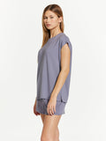 Chloe Top - Blue Granite