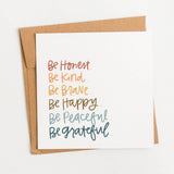 Be Grateful Friendship Greeting Card