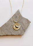 Necklace - Crescent Moon Coin