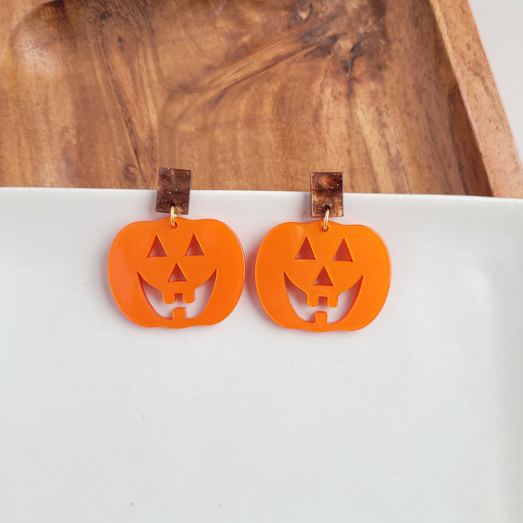 Pumpkin Earrings / Halloween