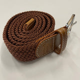 Woven Stretch Belt - Brown