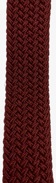 Woven Stretch Belt - Burgundy