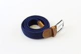 Woven Strech Belt - Navy