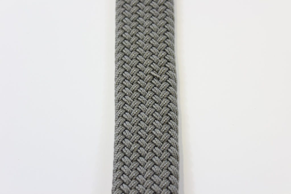 Woven Stretch Belt -  Light Grey