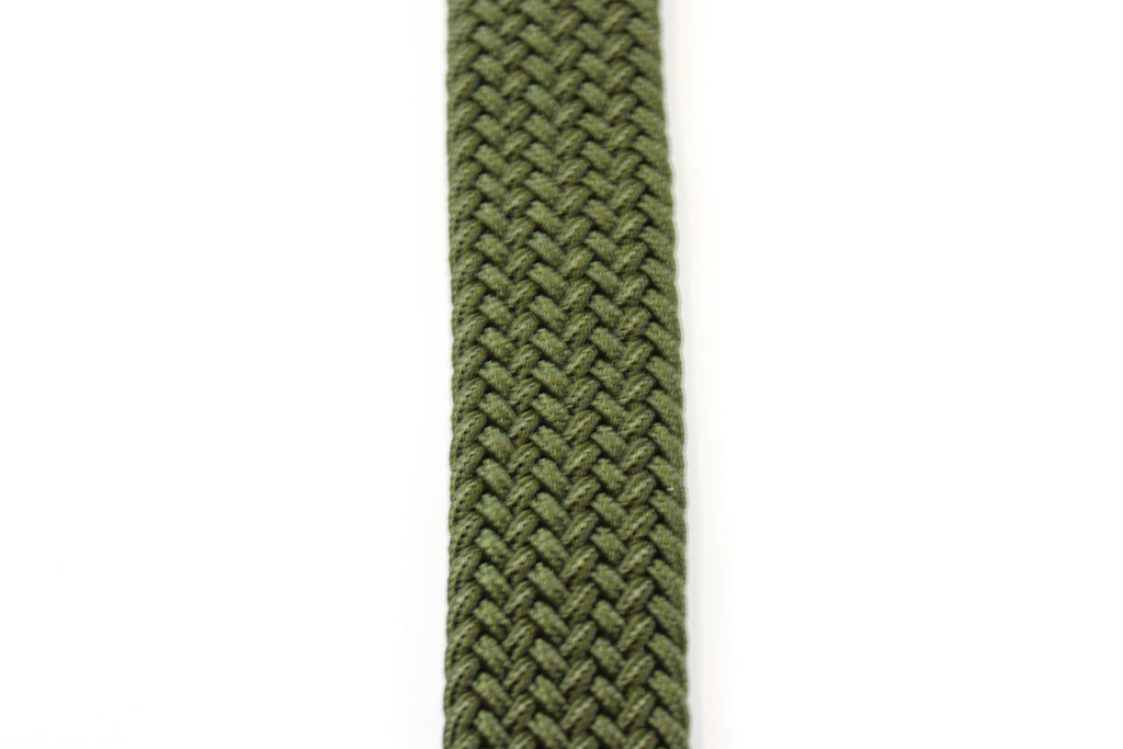 Woven Strech Belt - Dark Green