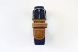 Woven Strech Belt - Navy