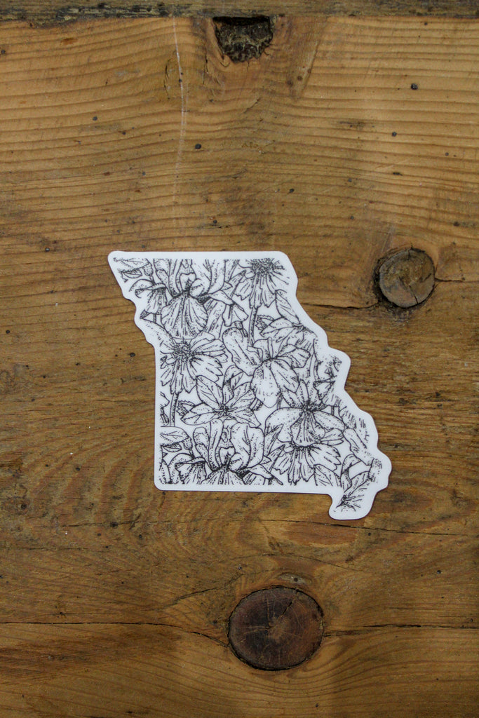 Missouri Flower Sticker