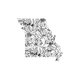 Missouri Flower Sticker