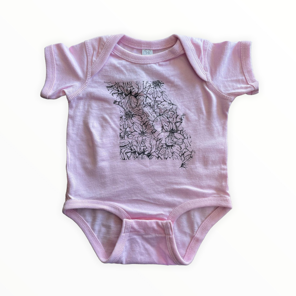 Missouri Flower Onesie