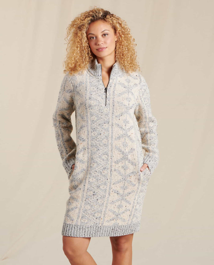 Wilde 1 4 Zip Sweater Dress Five Pound Apparel