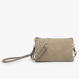 Riley Suede Crossbody/Wristlet
