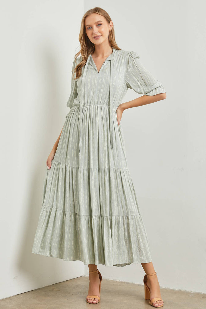 Sage Spring Dress