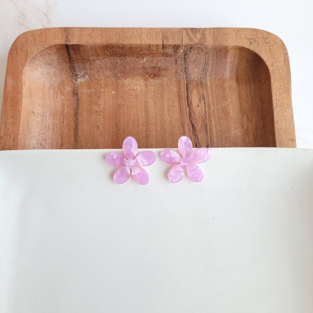 Blossom Studs - Purple
