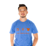 The Best Shirt Ever - Blue/Orange