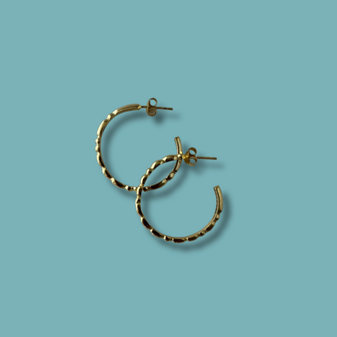 Morse Code Earrings - Love