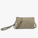 Riley Suede Crossbody/Wristlet