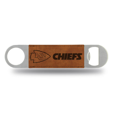 KC Chiefs Laser Engraved Bar Blade, Brown